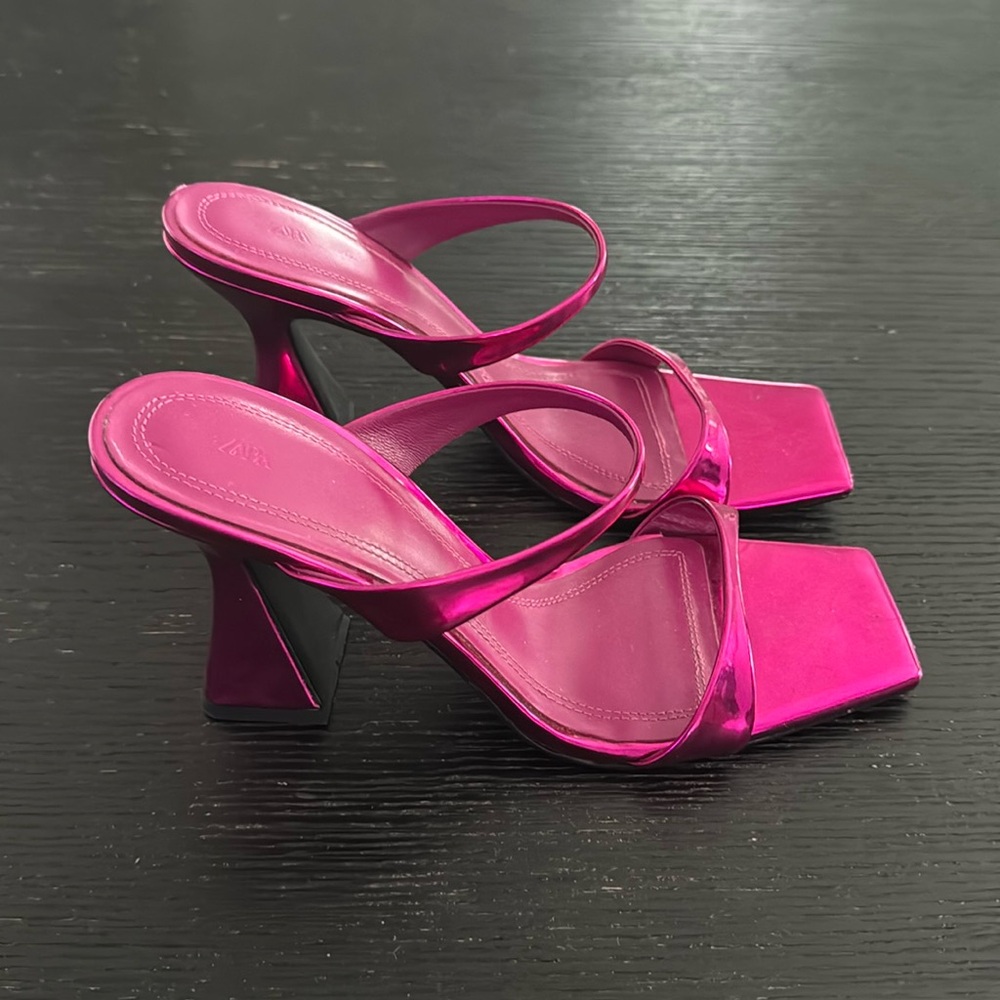 Zara Neon Pink sandals